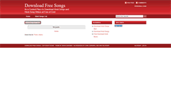 Desktop Screenshot of downloadfreesongs.blogspot.com