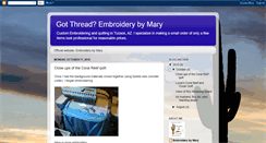 Desktop Screenshot of embroiderybymary.blogspot.com