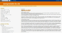 Desktop Screenshot of comprendre-la-vie.blogspot.com