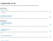 Tablet Screenshot of comprendre-la-vie.blogspot.com