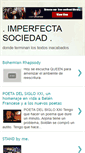 Mobile Screenshot of imperfectasociedad.blogspot.com