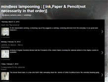 Tablet Screenshot of mindlesslampoons.blogspot.com
