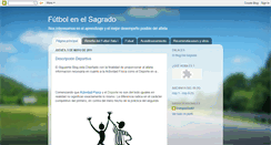 Desktop Screenshot of deporteenelsagrado.blogspot.com