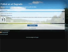 Tablet Screenshot of deporteenelsagrado.blogspot.com