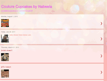 Tablet Screenshot of couturecupcakesbynabeela.blogspot.com