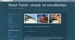 Desktop Screenshot of directtravelstrandenzonvakanties.blogspot.com