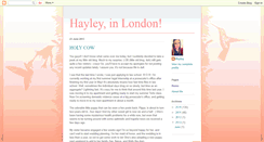 Desktop Screenshot of hayleyinlondon.blogspot.com