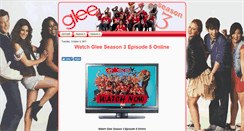 Desktop Screenshot of gleeseason3.blogspot.com