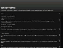 Tablet Screenshot of conceitopedia.blogspot.com