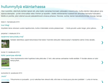 Tablet Screenshot of hullunmyllyaelaintarhassa.blogspot.com