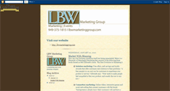 Desktop Screenshot of lbwmarketinggroup.blogspot.com