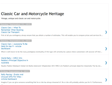 Tablet Screenshot of classic-automotive.blogspot.com