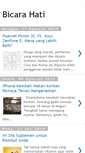 Mobile Screenshot of bicarahatiikin-anakhansa.blogspot.com