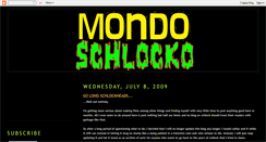 Desktop Screenshot of mondoschlocko.blogspot.com