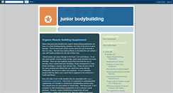 Desktop Screenshot of junior-body-building.blogspot.com