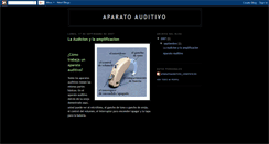 Desktop Screenshot of aparatoauditivocientificos.blogspot.com