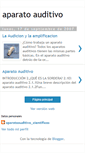 Mobile Screenshot of aparatoauditivocientificos.blogspot.com