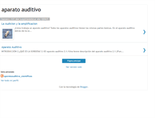 Tablet Screenshot of aparatoauditivocientificos.blogspot.com