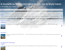 Tablet Screenshot of blady-maroc.blogspot.com