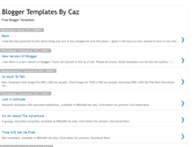 Tablet Screenshot of bloggertemplatesbycaz.blogspot.com