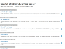 Tablet Screenshot of coastalchildrenslearningcenter.blogspot.com