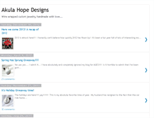 Tablet Screenshot of akulahopedesigns.blogspot.com
