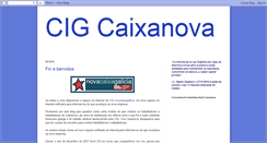 Desktop Screenshot of cigcaixa.blogspot.com