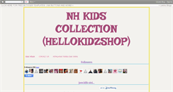 Desktop Screenshot of nhkidscollection.blogspot.com