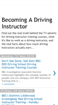 Mobile Screenshot of driving-instructor-training.blogspot.com