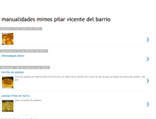 Tablet Screenshot of pilarvicentedelbarrio.blogspot.com