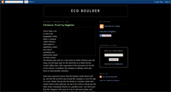 Desktop Screenshot of ecoboulder.blogspot.com
