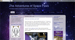 Desktop Screenshot of hubblespacepaws.blogspot.com