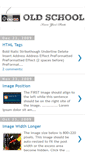 Mobile Screenshot of old-school-template.blogspot.com