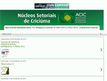 Tablet Screenshot of nucleossetoriaisdecriciuma.blogspot.com