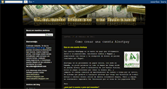 Desktop Screenshot of ganandodolares.blogspot.com