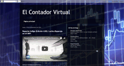 Desktop Screenshot of elcontadorvirtual.blogspot.com