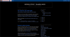 Desktop Screenshot of geoglyphs-ramblings.blogspot.com