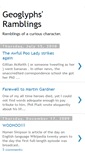 Mobile Screenshot of geoglyphs-ramblings.blogspot.com