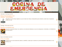 Tablet Screenshot of cocinadeemergencia.blogspot.com