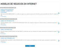 Tablet Screenshot of modelodenegocios.blogspot.com