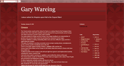 Desktop Screenshot of garywareing.blogspot.com