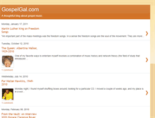 Tablet Screenshot of gospelgal.blogspot.com
