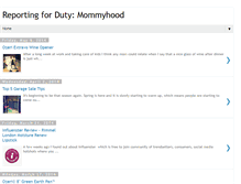 Tablet Screenshot of amomreportingforduty.blogspot.com