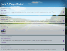 Tablet Screenshot of nanapappybecker.blogspot.com