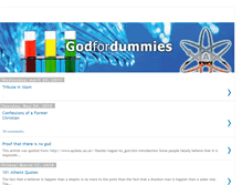 Tablet Screenshot of dummygod.blogspot.com
