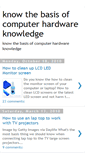 Mobile Screenshot of basis-computer-hardware-knowledge.blogspot.com