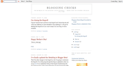 Desktop Screenshot of bloggingchicks.blogspot.com