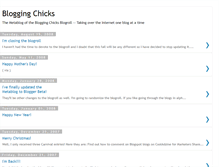Tablet Screenshot of bloggingchicks.blogspot.com