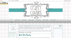 Desktop Screenshot of crafting-cousins.blogspot.com