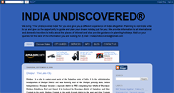 Desktop Screenshot of india-undiscovered.blogspot.com